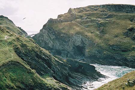 Tintagel Castle is the focus of many legends