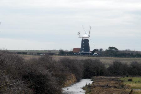 The windmill near Burnham Overy Staithe