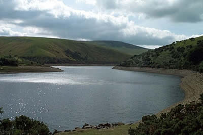 Meldon Reservoir south of Okehampton on edge of Dartmoor