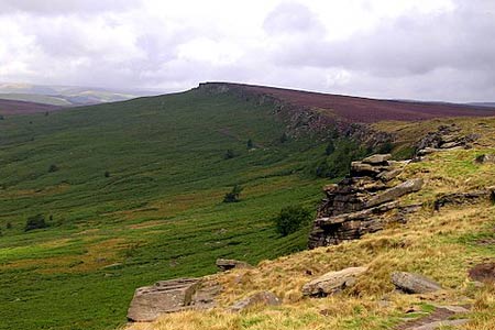 View along Stanage Edge towards High Neb