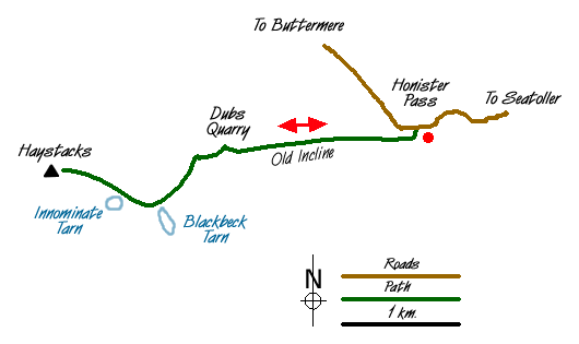 Route Map - Haystacks Walk