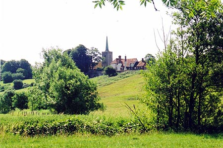 Widford from the Ash valley