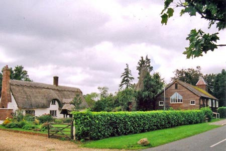 Cottage and Mission Hall, Northend Road, Haynes