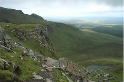 View from Storr Sanctuary, Trotternish escarpment