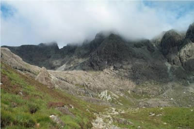 Sgurr Alasdair, highest peak in Cuillins