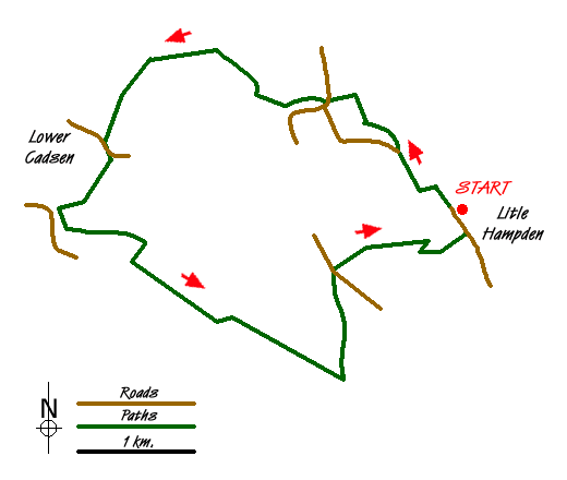 Walk 1138 Route Map