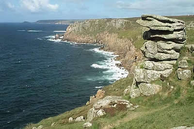 Land's End view to Cape Cornwall