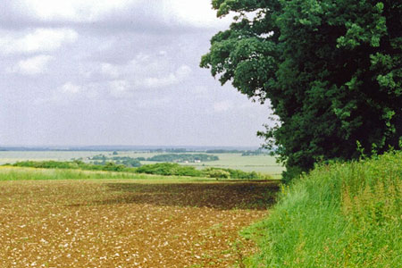 Looking over Bedfordshire from the Icknield Way