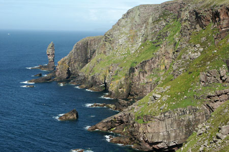 Looking north along the coast to the Old Man of Stoer