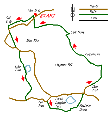 Walk 1207 Route Map
