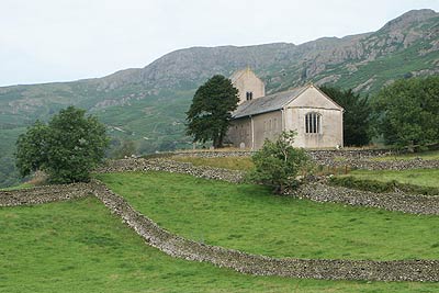 Kentmere Church is rather austere