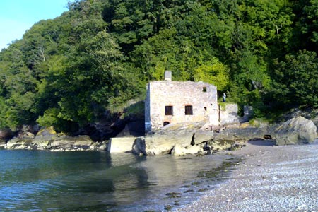The ruin at the end of Elberry Cove