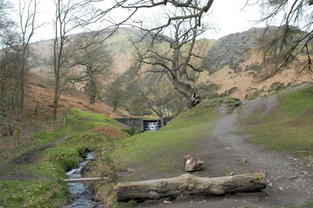 Main path leading up Carding Mill Valley