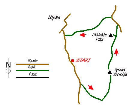 Walk 1301 Route Map