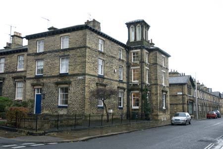Saltaire - the lookout tower on Titus Street