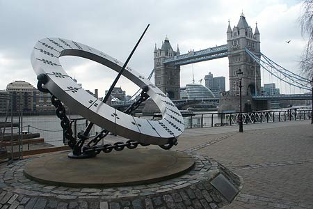 Sundial near St. Katherine Dock, London