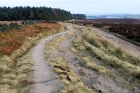 Track from Stanedge Pole towards Redmires