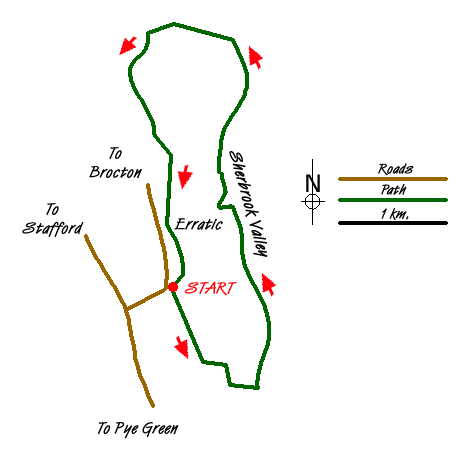 Walk 1413 Route Map