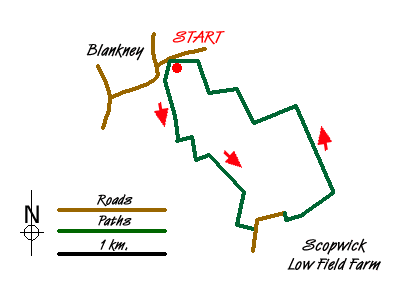 Route Map - Blankney Circular Walk