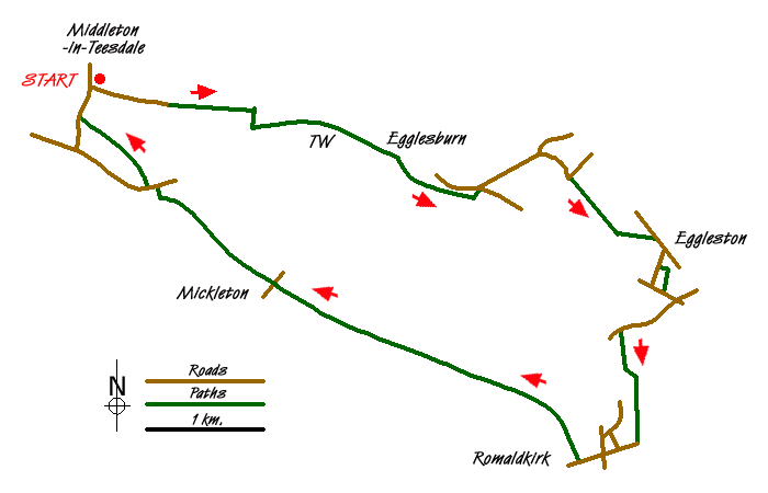 Walk 1483 Route Map
