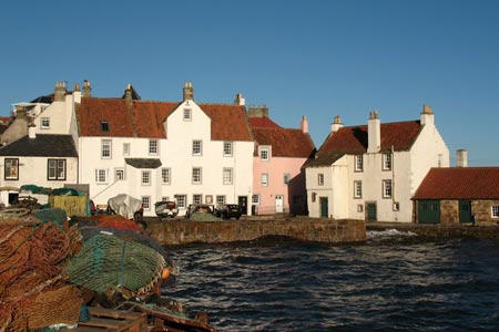 Harbourside houses at Pittenweem
