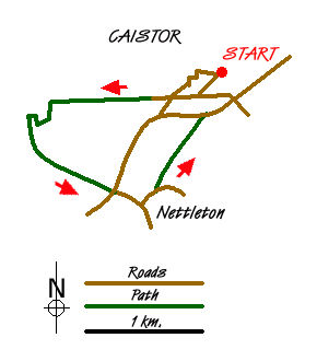 Route Map - Caistor and Nettleton Walk