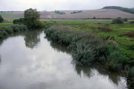 A view from a bridge over the River Arun
