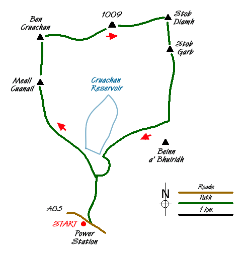 Walk 1606 Route Map