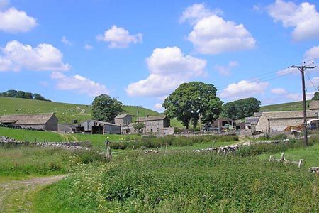 The hamlet of Bordley near Malham
