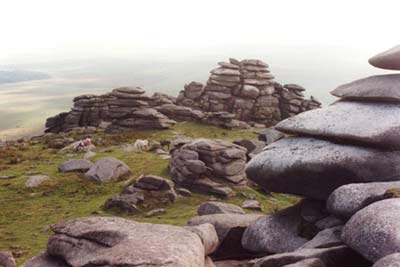 The granite tors of Brown Willy