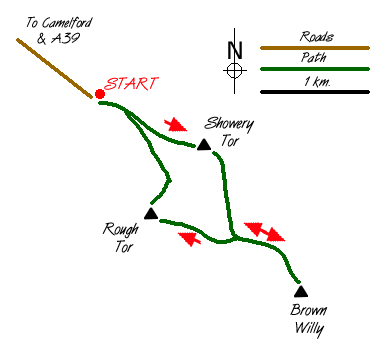 Walk 1808 Route Map