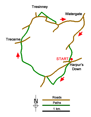 Walk 1883 Route Map