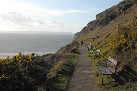 Zigzag path to summit of Great Orme