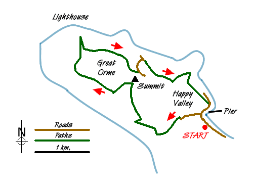 Walk 1915 Route Map