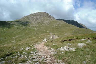 Climber's Traverse is reached by indistinct path on right
