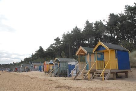 Beach huts on West Beach, Wells-next-the-Sea