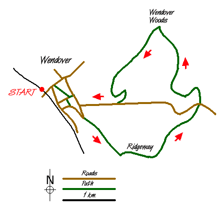 Route Map - Wendover Woods Walk