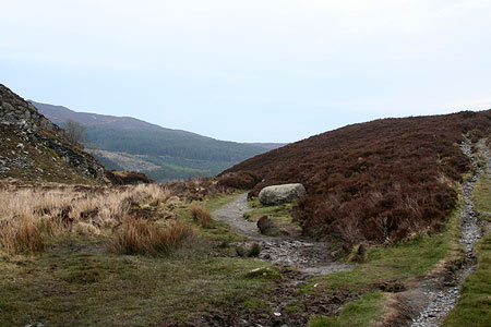The path shortly after leaving Capel Curig