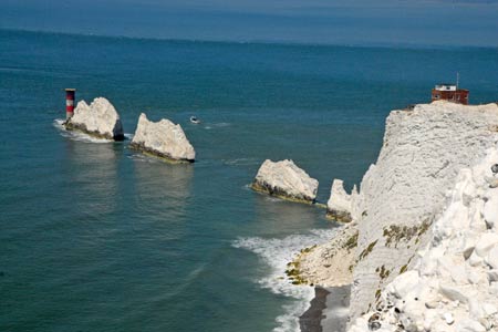 The Needles seen from the viewpoint