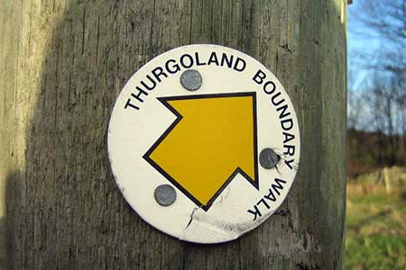 Thurgoland Boundary Walk marker
