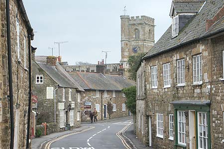 Market Street in the centre of Abbotsbury