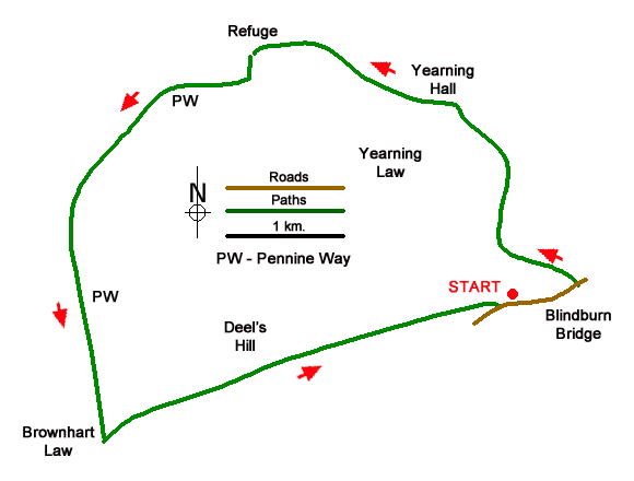 Walk 2251 Route Map