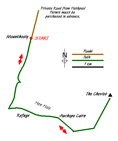 Walk 2299 Route Map
