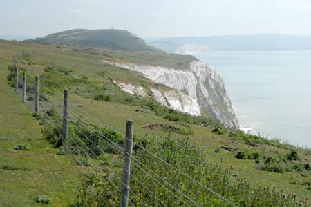 Looking back along the coast to Freshwater Bay