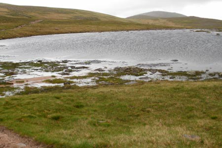 Lochan Buidhe is passed on the way to Ben Macdui