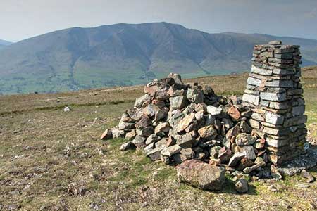 Trig Point on the Summit of Clough Head