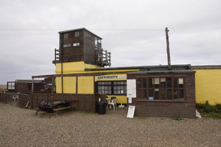 'Arkwright's cafe' on the beach near Cley-next-the-Sea