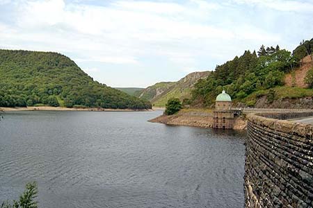 Craig Goch Dam in the Elan Valley