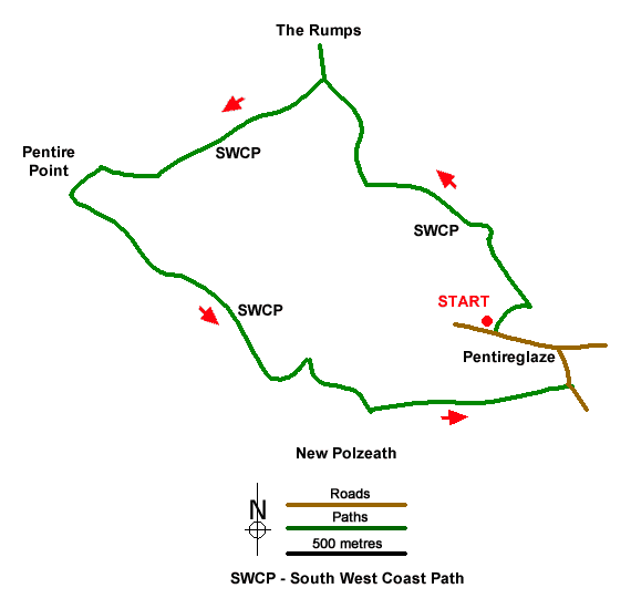 Walk 2462 Route Map