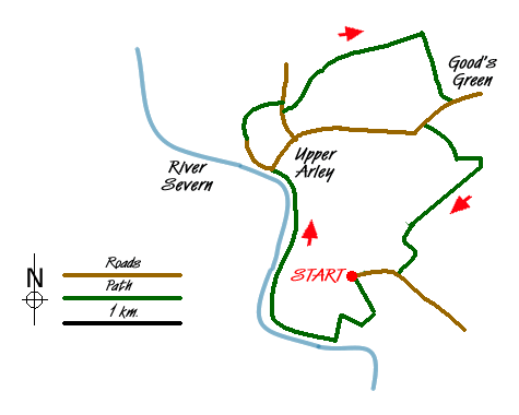 Walk 2466 Route Map